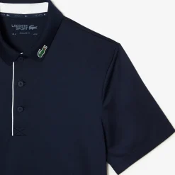 Lacoste Men's SPORT Jersey Croc Collar Golf Polo Shirt