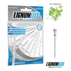 Lignum Composite 72mm Wooden Golf Tees - 12 Pack