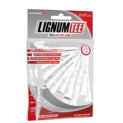 Lignum Composite 52mm Wooden Golf Tees-  16 Pack