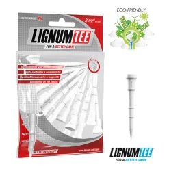 Lignum Composite 52mm Wooden Golf Tees-  16 Pack