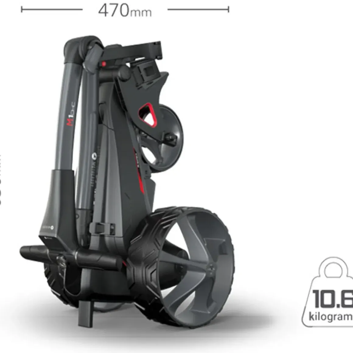 Motocaddy M1 DHC Standard Lithium Electric Golf Trolley