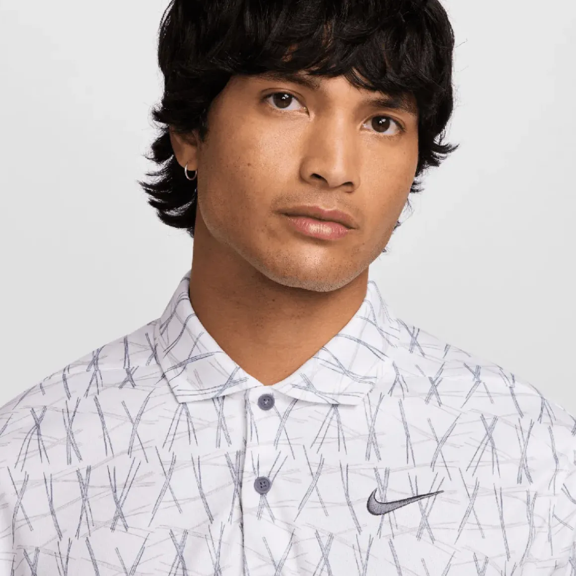 Nike Men's Dri-FIT Long Leaf Victory+ Golf Polo Shirt