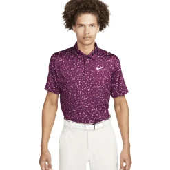 Nike Men's Micro Floral Tour Golf Polo Shirt