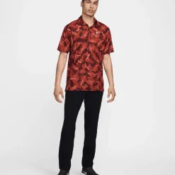 Nike Men's Tour Pine Print Golf Polo Shirt