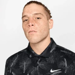 Nike Men's Tour Pine Print Golf Polo Shirt