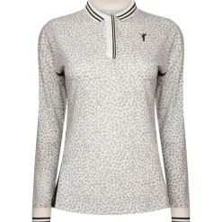 OCEANTEE Ladies Long Sleeve Golf Polo Shirt