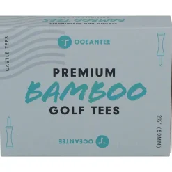 OCEANTEE 59mm Bamboo Castle Golf Tees - 15 Pack