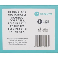 OCEANTEE 70mm Bamboo Golf Tees - 30 Pack