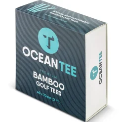 OCEANTEE 70mm Bamboo Golf Tees - 40 Pack