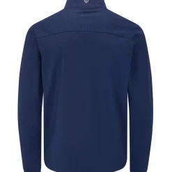 Oscar Jacobson Hastings Pocket Quarter Zip Golf Mid Layer