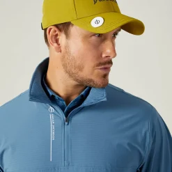 Oscar Jacobson Men's Austin Golf Half Zip Golf Midlayer