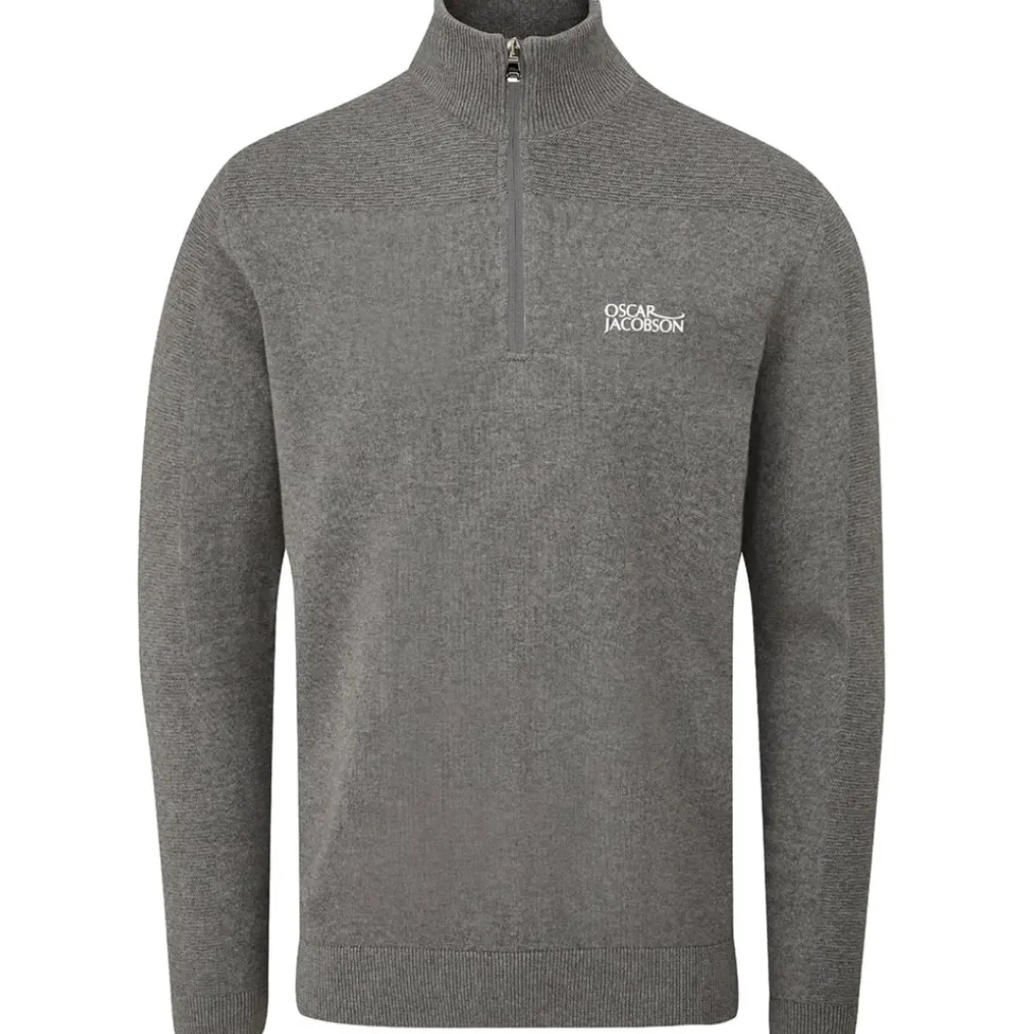 Oscar Jacobson Men's Winwood Tour Half Zip Golf Sweater
