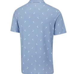 PING Men's Gold Putter Print Golf Polo Shirt