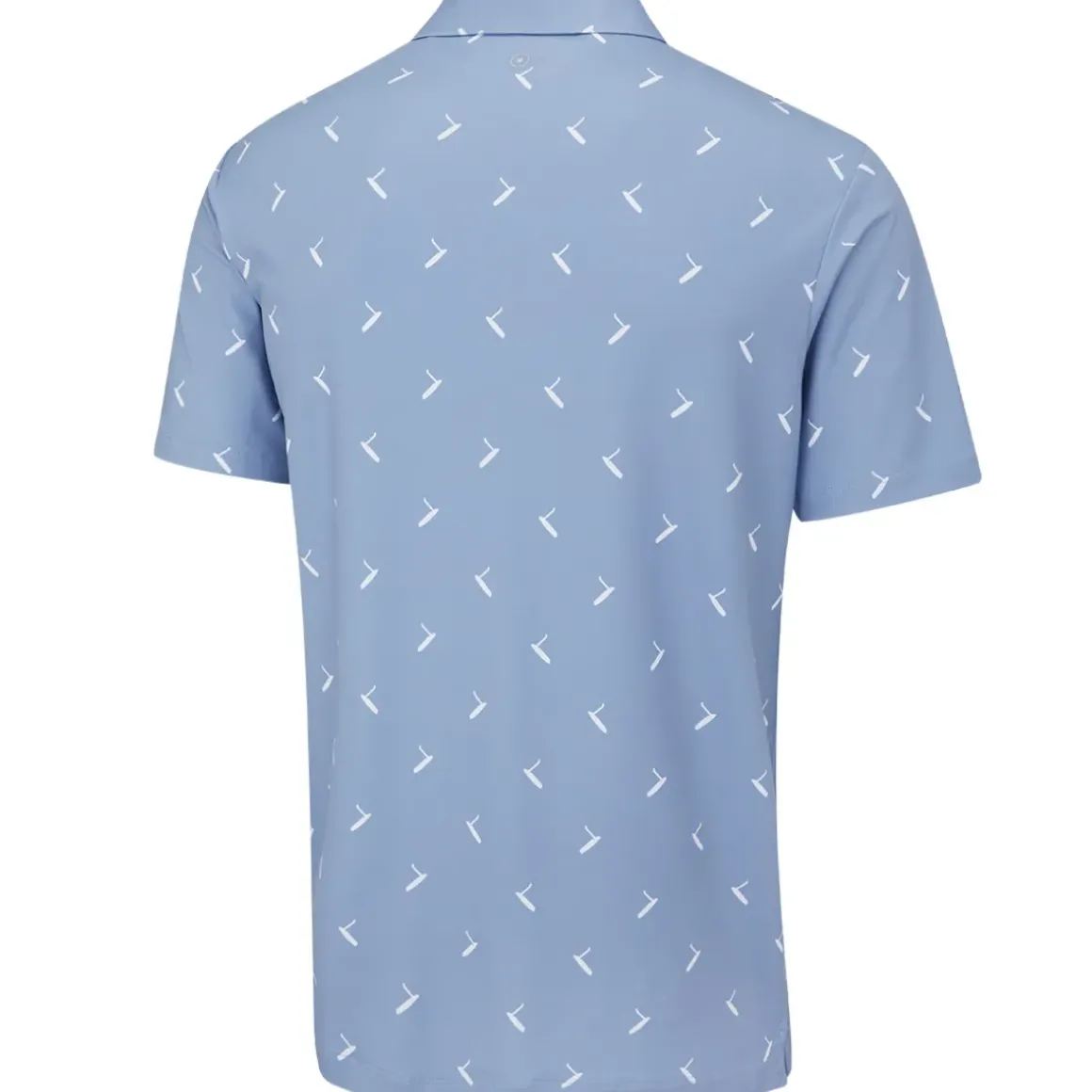 PING Men's Gold Putter Print Golf Polo Shirt