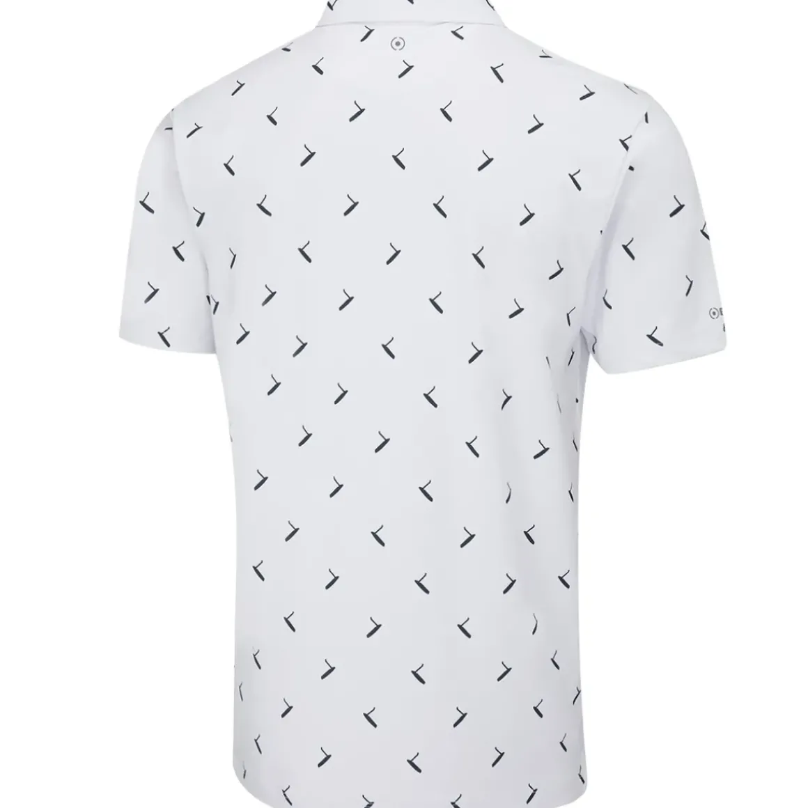 PING Men's Gold Putter Print Golf Polo Shirt