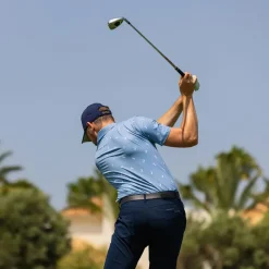 PING Men's Gold Putter Print Golf Polo Shirt