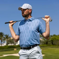 PING Men's Mr Ping Printed Golf Polo Shirt