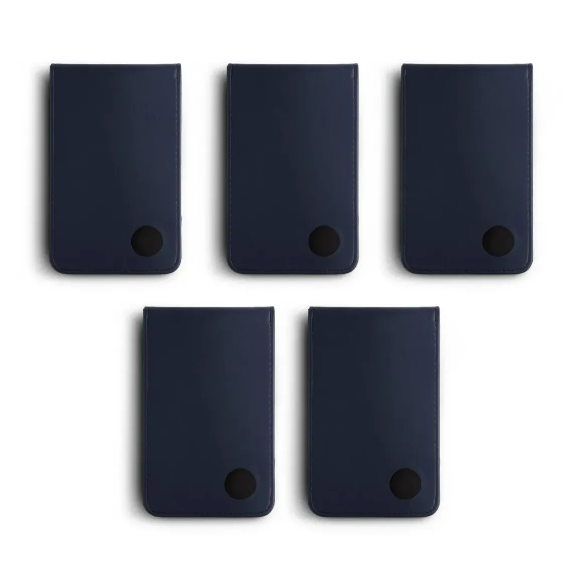 Plain PU Scorecard Holder with Magnet - Pack of 5