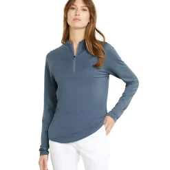 PUMA Ladies Shine Half Zip Golf Midlayer