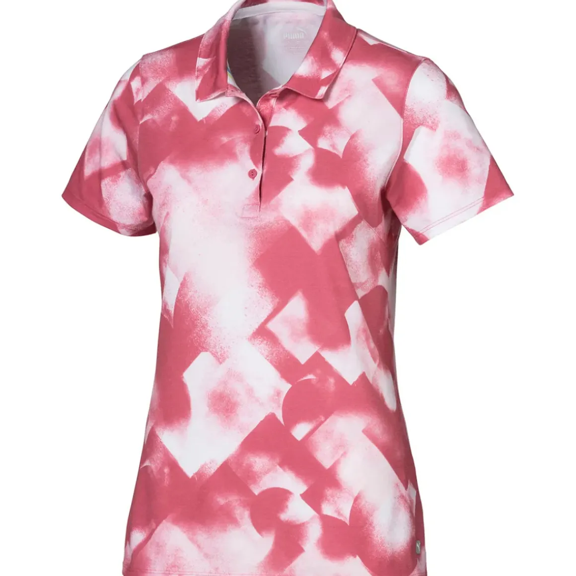 PUMA Ladies Soft Geo Stretch Golf Polo Shirt