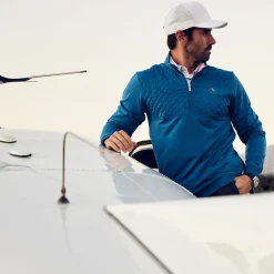 PUMA Men's AP CLOUDSPUN Castle Half Zip Golf Midlayer