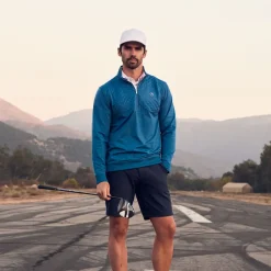 PUMA Men's AP CLOUDSPUN Castle Half Zip Golf Midlayer