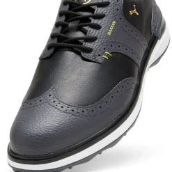 PUMA Men's Avant Wingtip Waterproof Spikeless Golf Shoes