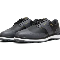 PUMA Men's Avant Wingtip Waterproof Spikeless Golf Shoes