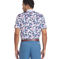 PUMA Men's Borrego Print Golf Polo Shirt