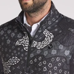 PUMA Men's CLOUDSPUN Bloom Half Zip Golf Mid Layer