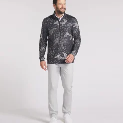 PUMA Men's CLOUDSPUN Bloom Half Zip Golf Mid Layer