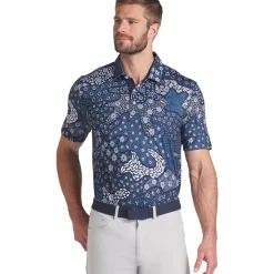 PUMA Men's CLOUDSPUN Bloom Golf Polo Shirt