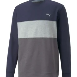PUMA Men's CLOUDSPUN ColourCrewneck Golf Midlayer