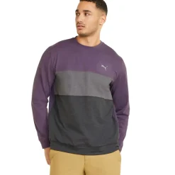 PUMA Men's CLOUDSPUN ColourCrewneck Golf Midlayer