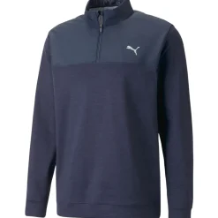 PUMA Men's CLOUDSPUN Colour Block Quarter Zip Golf Midlayer