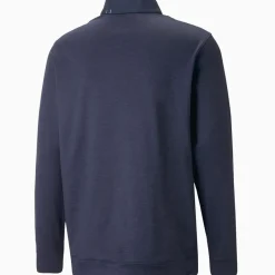 PUMA Men's CLOUDSPUN Colour Block Quarter Zip Golf Midlayer