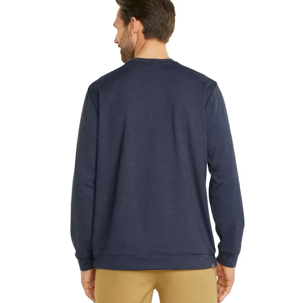 PUMA Men's CLOUDSPUN ColourCrewneck Golf Midlayer