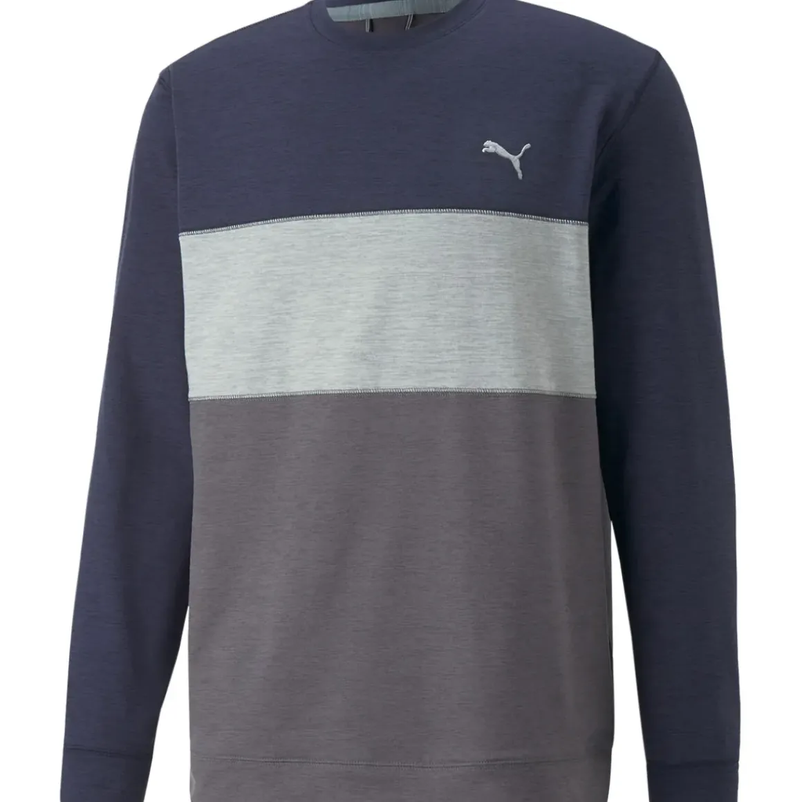 PUMA Men's CLOUDSPUN ColourCrewneck Golf Midlayer