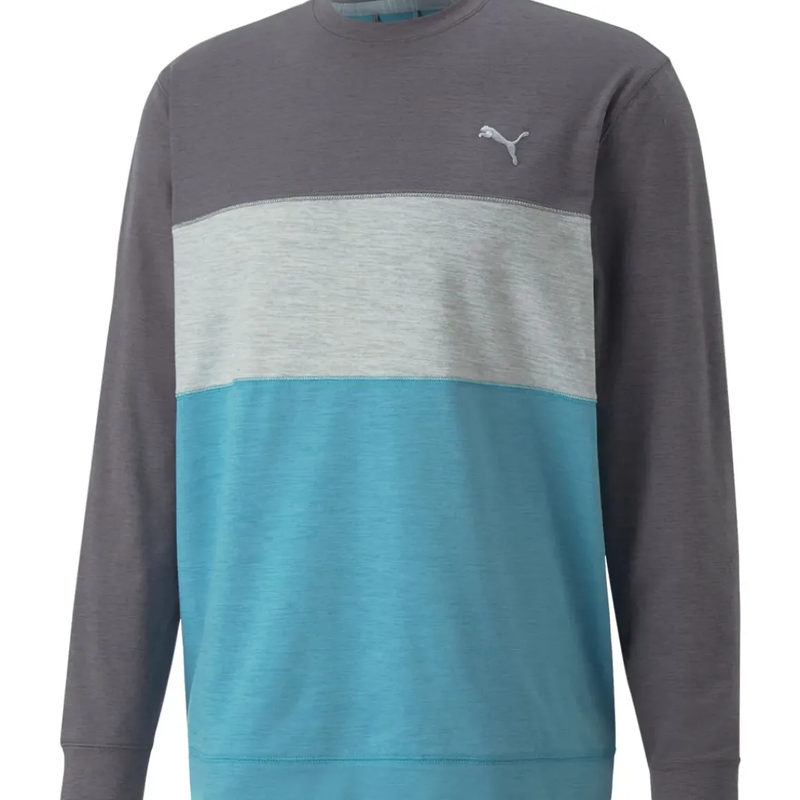PUMA Men's CLOUDSPUN ColourCrewneck Golf Midlayer