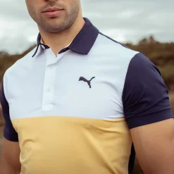 PUMA Men's CLOUDSPUN Colourblock Golf Polo Shirt