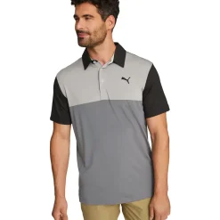 PUMA Men's CLOUDSPUN Colourblock Golf Polo Shirt