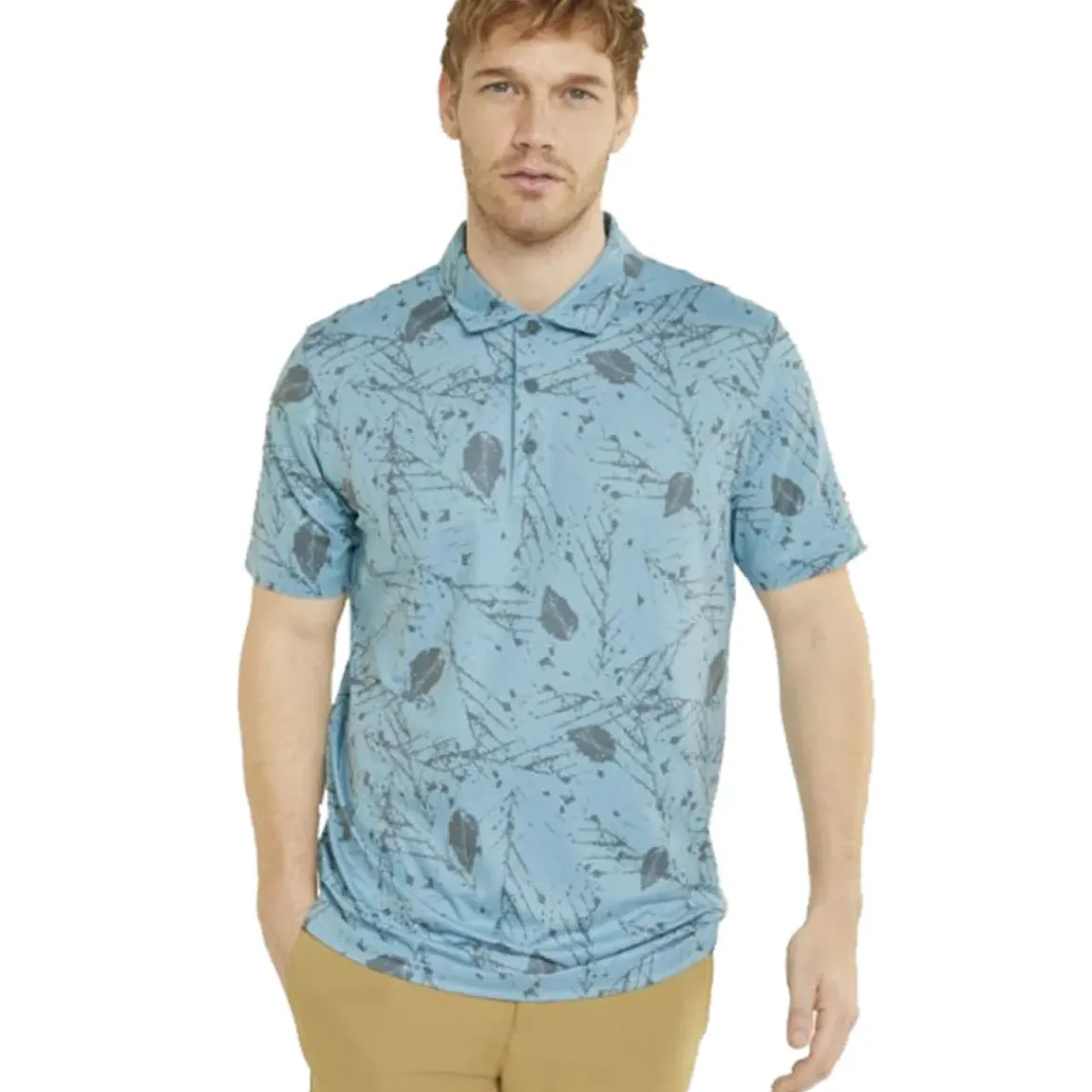 PUMA Men's CLOUDSPUN Frequency Golf Polo Shirt