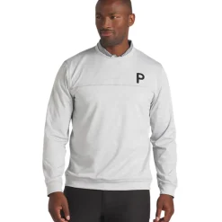 PUMA Men's CLOUDSPUN Patch Crewneck Golf Sweater