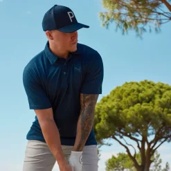 PUMA Men's CLOUDSPUN Primary Golf Polo Shirt