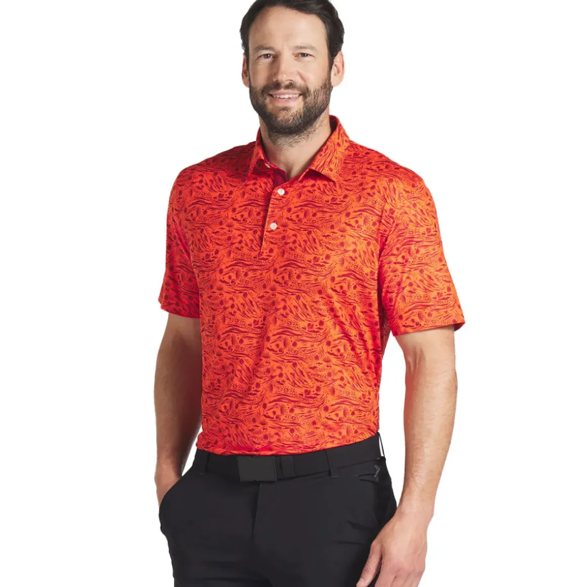 PUMA Men's CLOUDSPUN Watering Golf Polo Shirt