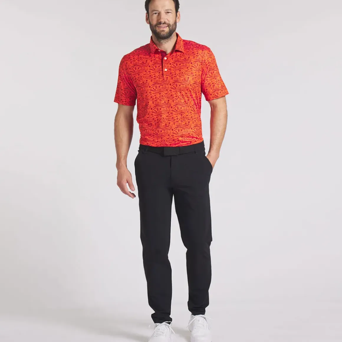 PUMA Men's CLOUDSPUN Watering Golf Polo Shirt