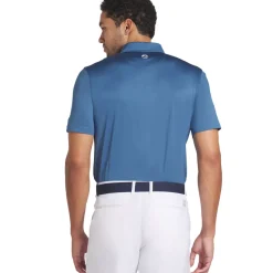 PUMA Men's Fair Isle Trim Golf Polo Shirt