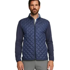 PUMA Men's Frost Quilted Full Zip Golf Jacket