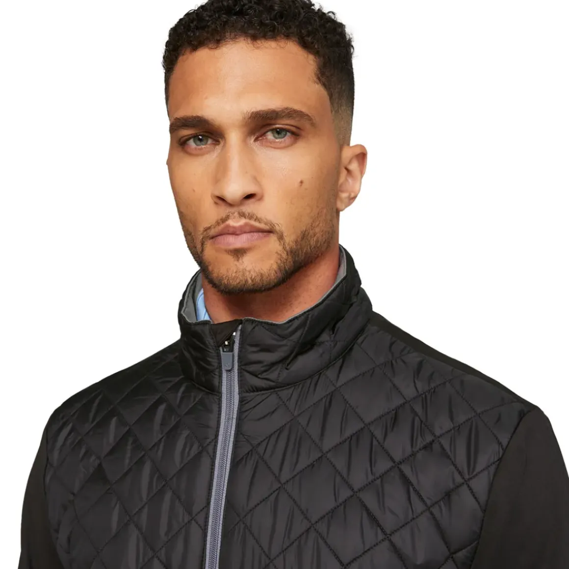 PUMA Men's Frost Quilted Full Zip Golf Jacket