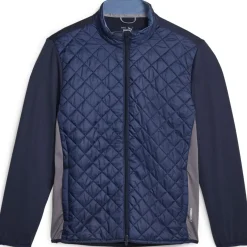 PUMA Men's Frost Quilted Full Zip Golf Jacket